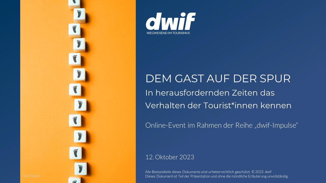 dwif-Impulse: Dem Gast auf der Spur