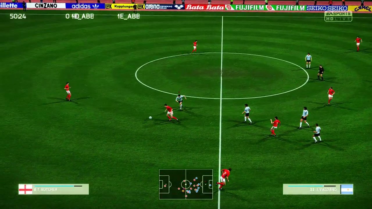 نلعب بالارجنتين ضد انجلترا عام 1986