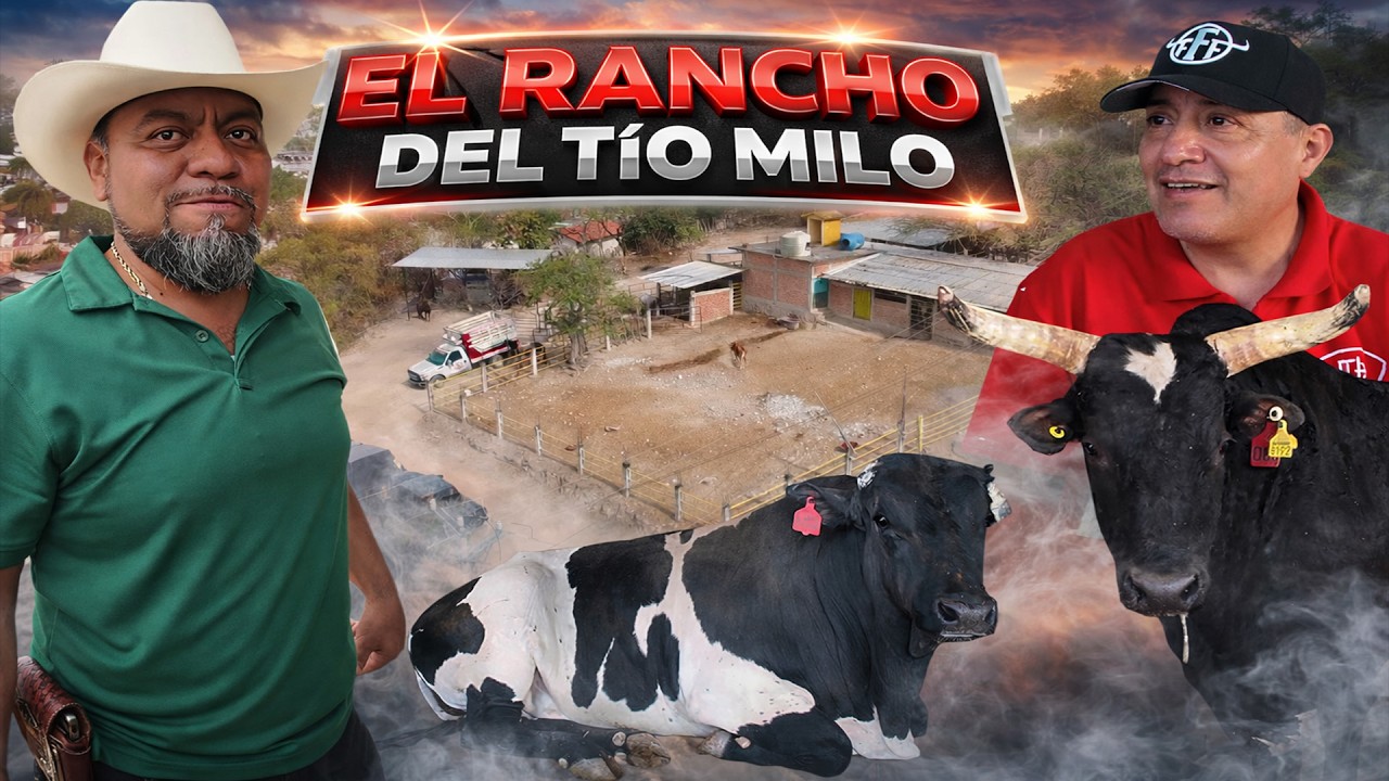 ME FUI A VISITAR EL TIO MILO┃NOS MOSTRO SU RANCHO Y SUS TOROS