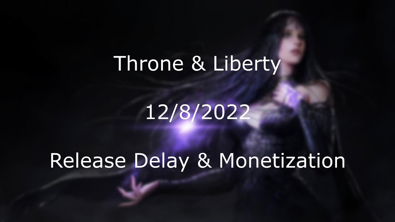 Throne & Liberty (TL) &mdash; официальный ответ NCSoft (задержка и монетизация)