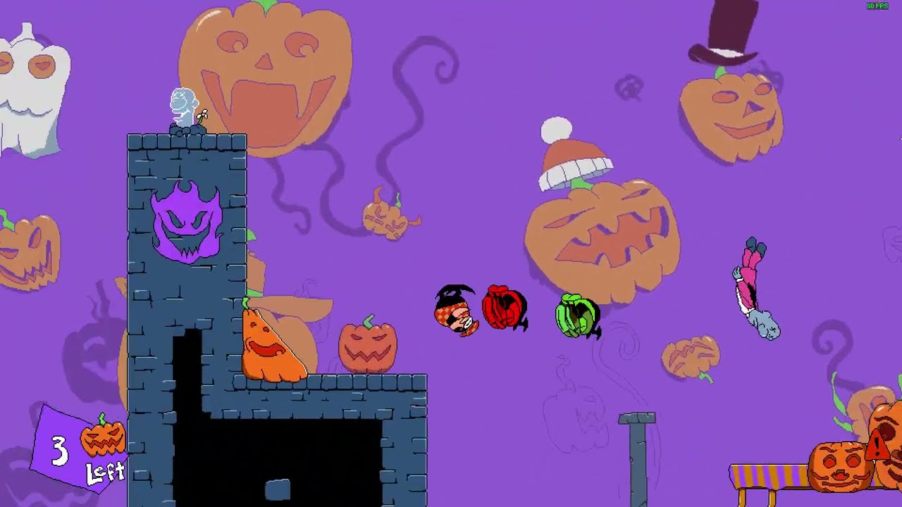 Pizza Tower - Tricky Treat (Halloween Bonus Hub + Level): All Pumpkins