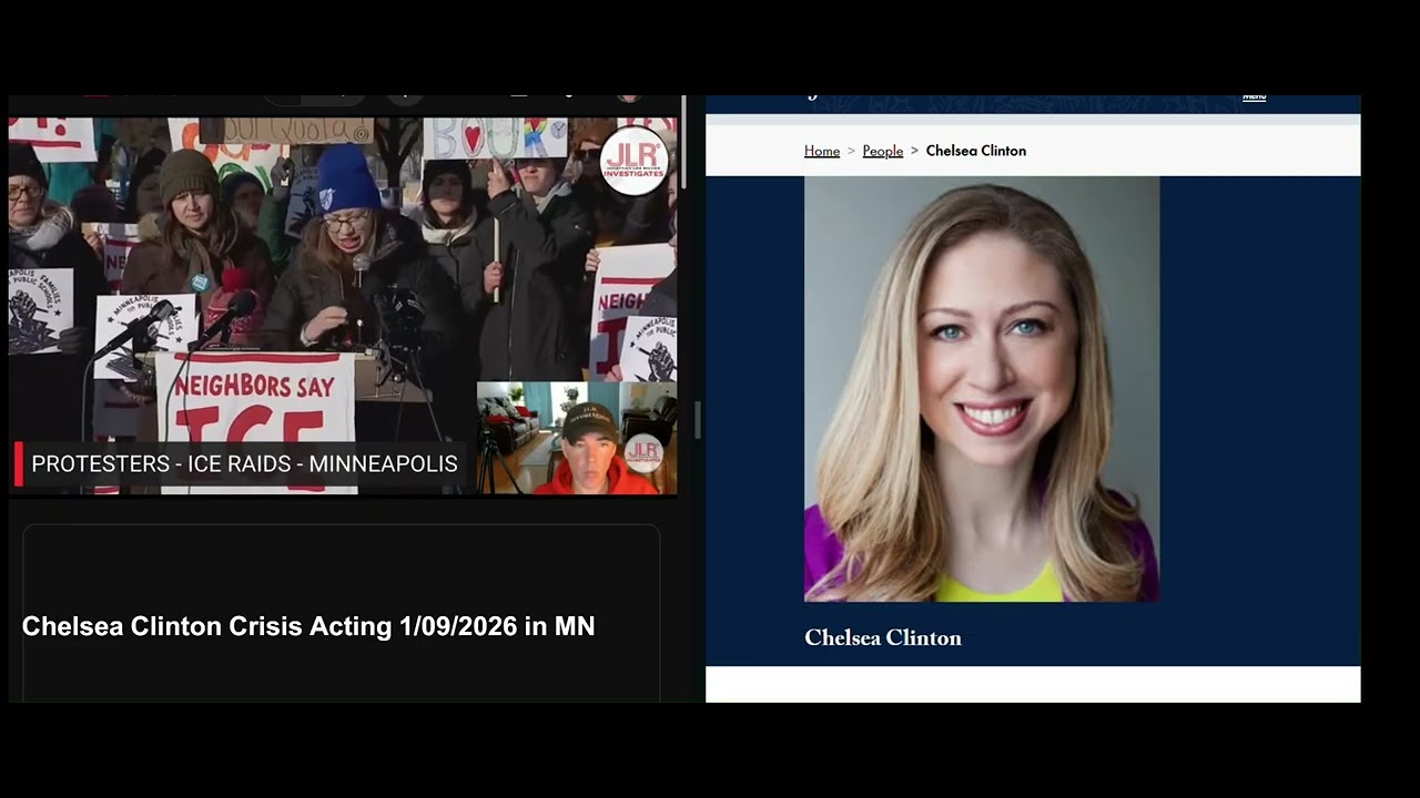 Chelsea Clinton Crisis Acting 1/09/2026 in MN