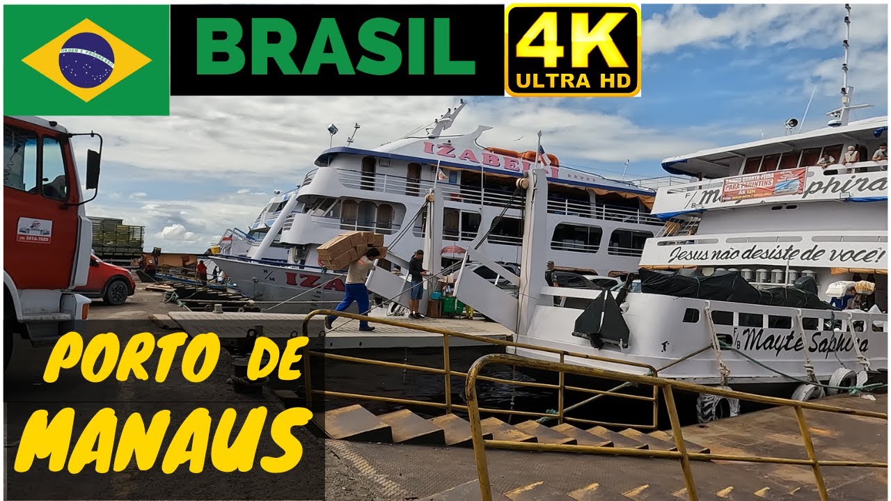 PORTO DE MANAUS - Amazonas- Brasil- GoPro Hero10- 4K