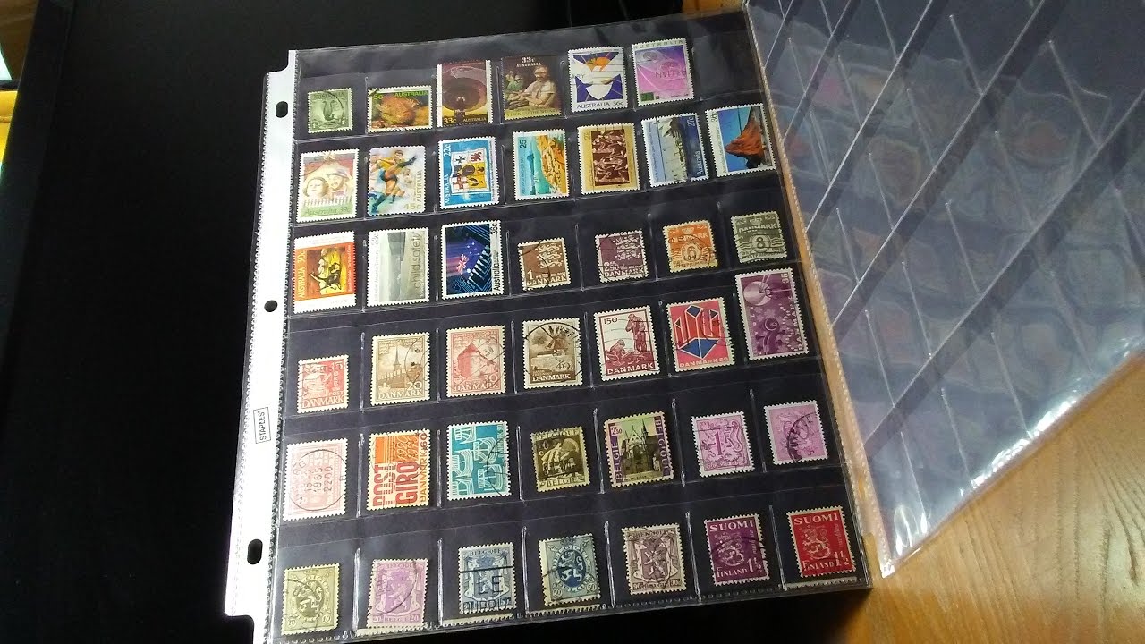 Como hacer  protector para estampillas o timbres postales facil y rapido