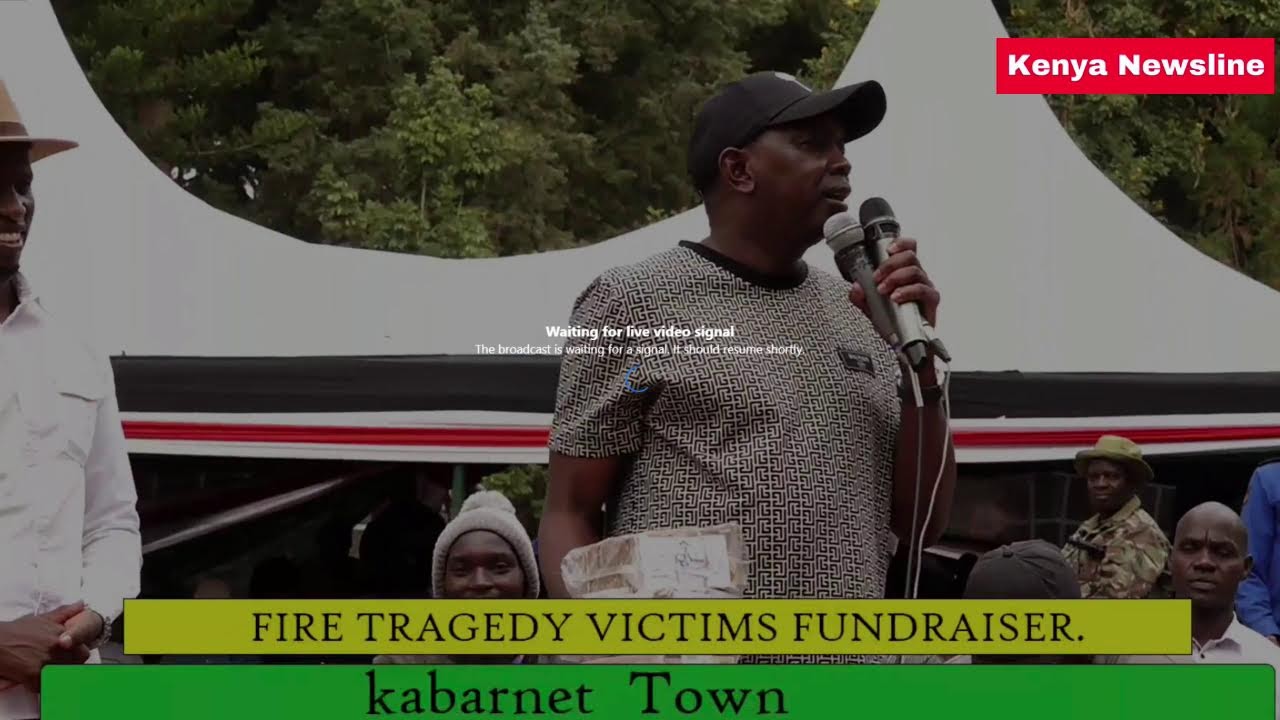 Live: Oscar Sudi & Ruto Allies Attending Fire Victims Tragedy Fundraiser in Kabartnet Town, Baringo