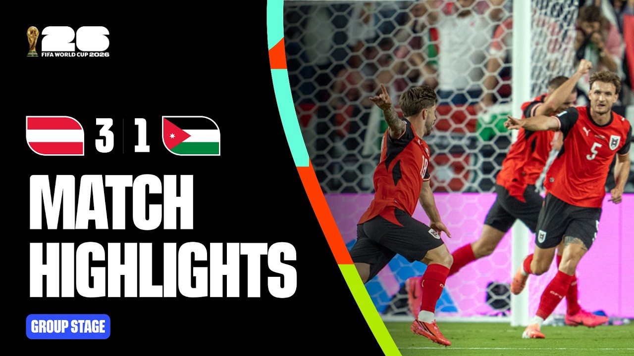Highlights | Austria 3-1 Jordan | FIFA World Cup 2026&trade;