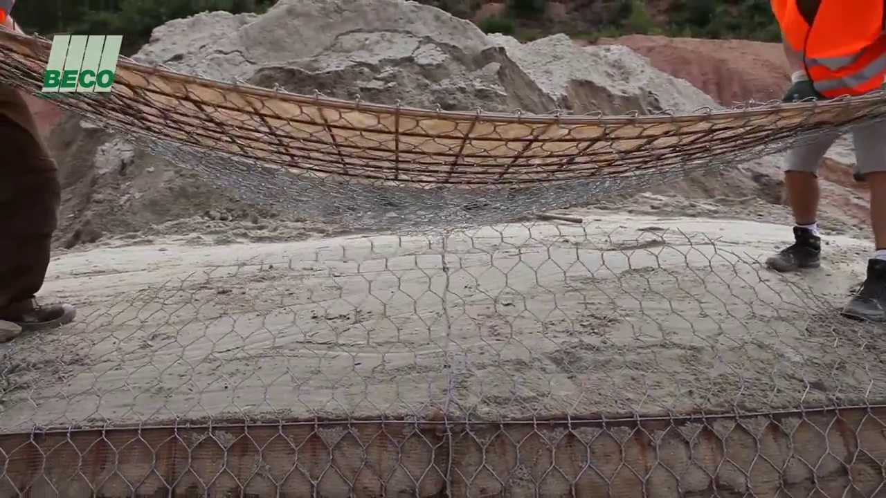 GREEN TERRAMESH - rückverankertes, begrünbares Steilböschungssicherungssystem