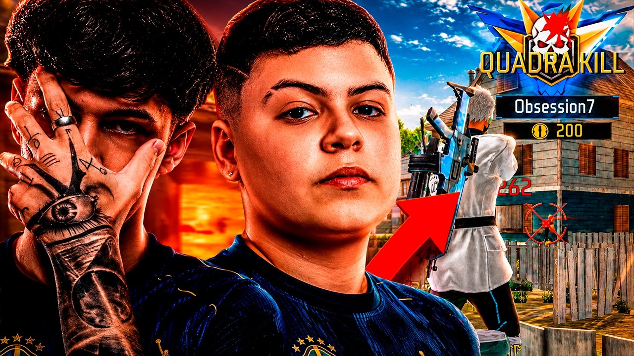 OS 1V4 MAIS BIZZAROS DO FREE FIRE