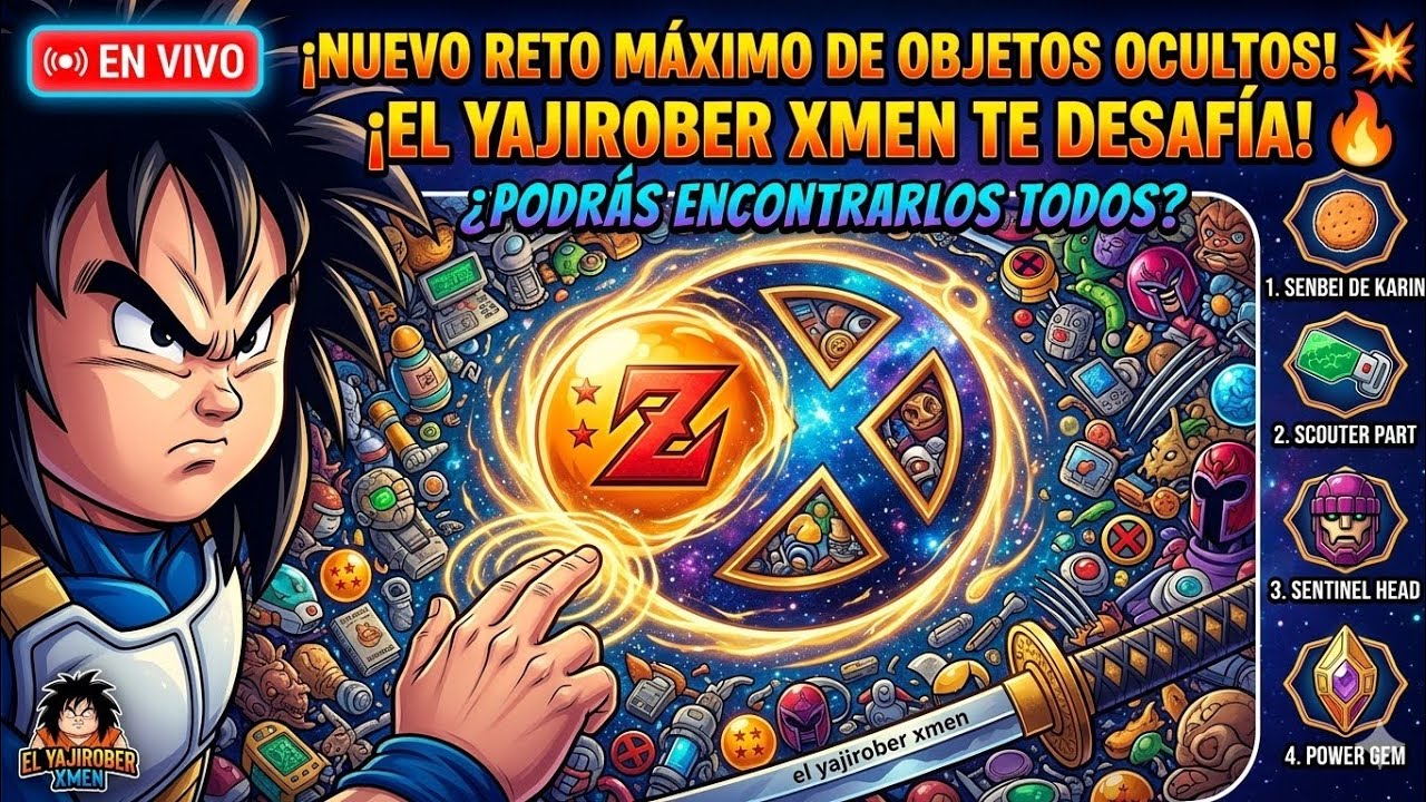 IMPOSIBLE DE VER ❌ El reto más difícil de Dragon Ball y X-Men | En Vivo con el Yajirober