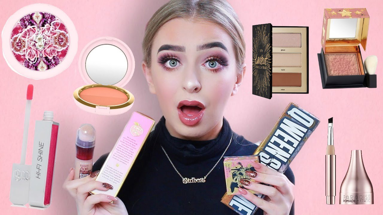 I’M SHOOK! 😱 FIRST IMPRESSIONS TUTORIAL! TRYING BRAND NEW 2018 MAKEUP!!
