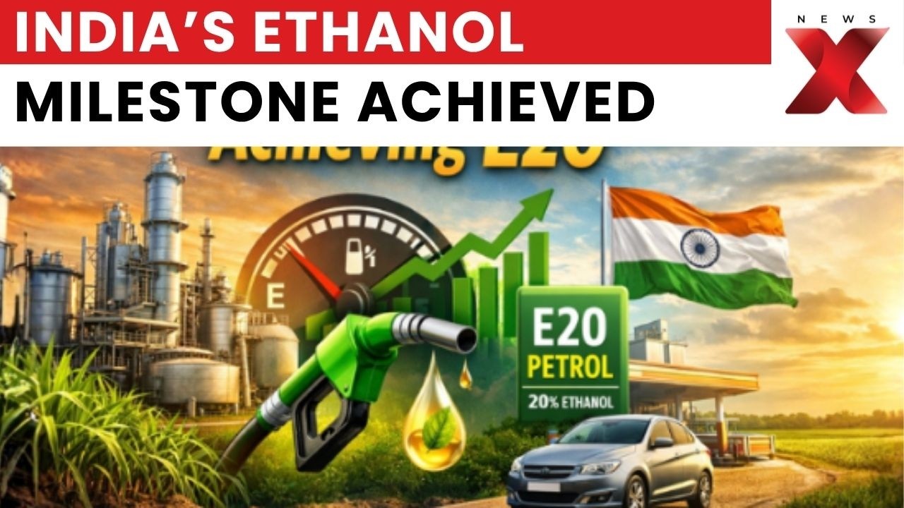 E20 Fuel Update: India Hits 20% Ethanol Blending Target, Govt Rejects Engine Concerns | NewsX
