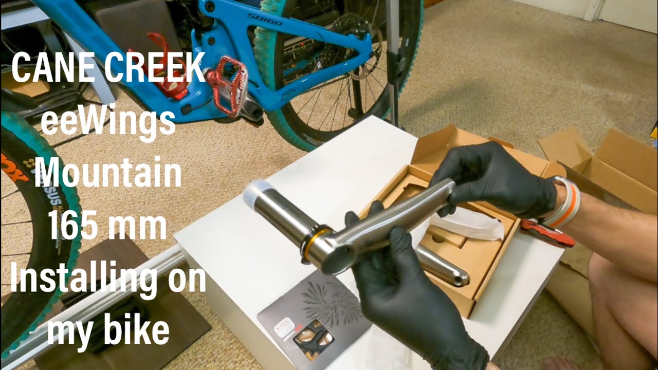 Cane Creek eeWings Mountain 165mm Installing on my bike. @wanapop1