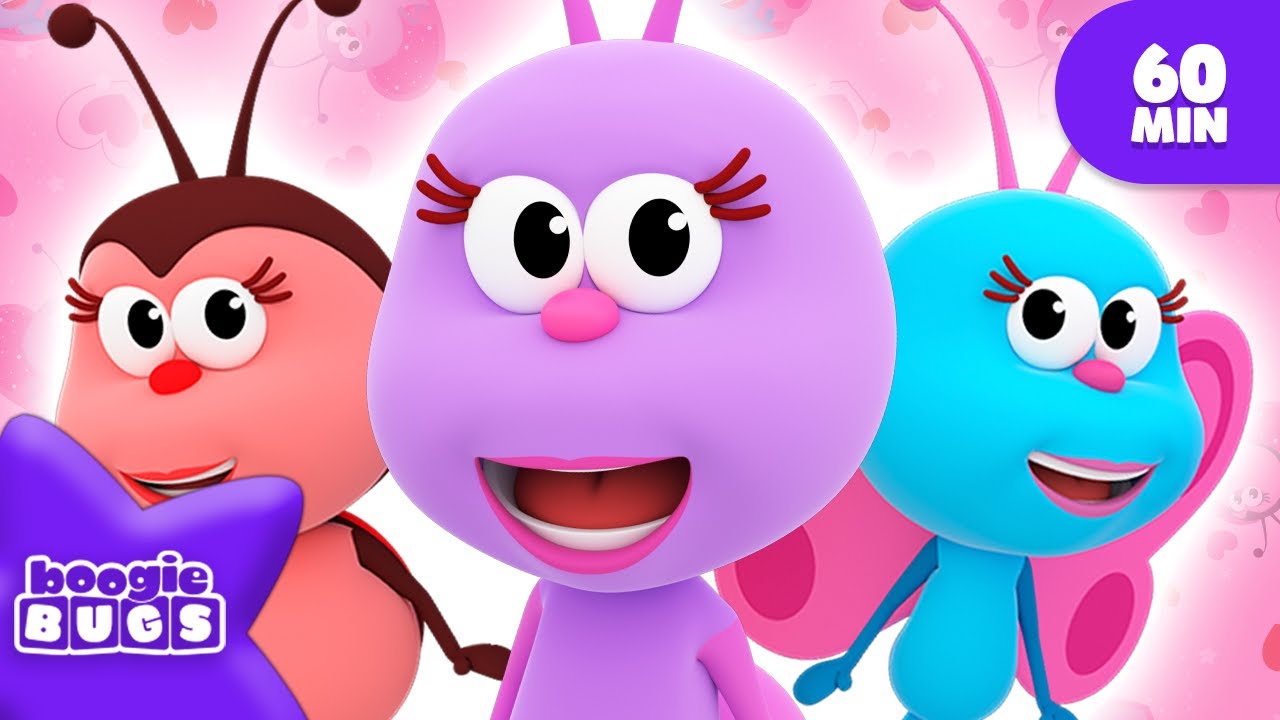 Here We Go Round The Happy Bugs 🐜 BOOGIE BUGS 🐞 MIX 🌈NURSERY RHYMES FOR KIDS