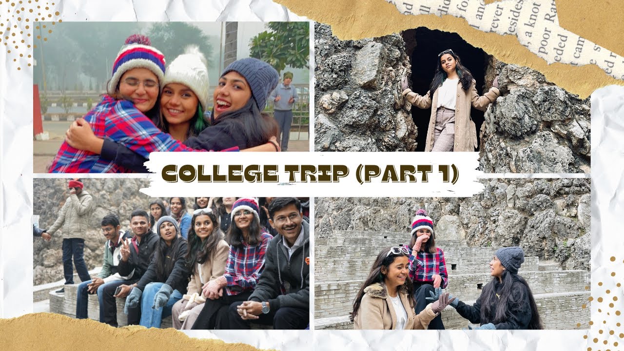 COLLEGE TRIP (PART 1) | Chandigarh | Rock Garden | Shastri Market