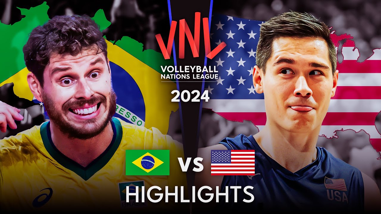 HISTORICAL MATCH | USA vs BRAZIL | Men's VNL 2024