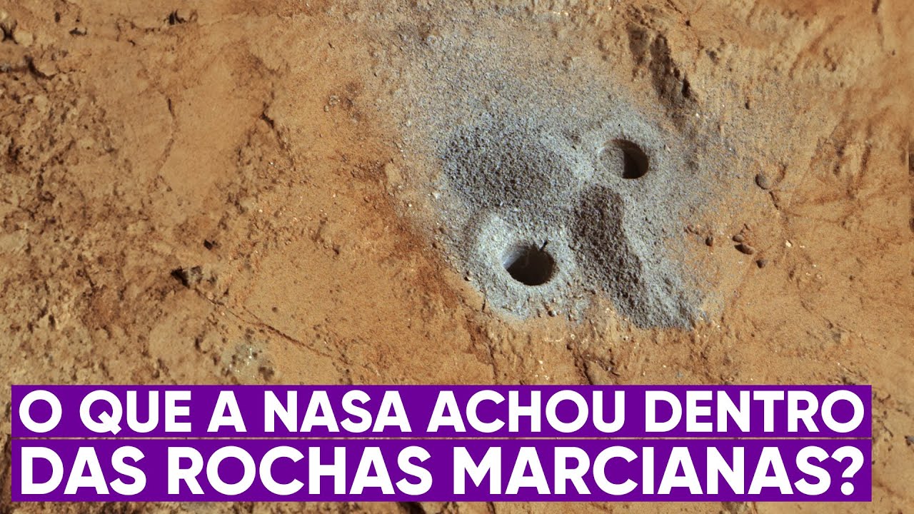 O que a NASA encontrou dentro das rochas de Marte?