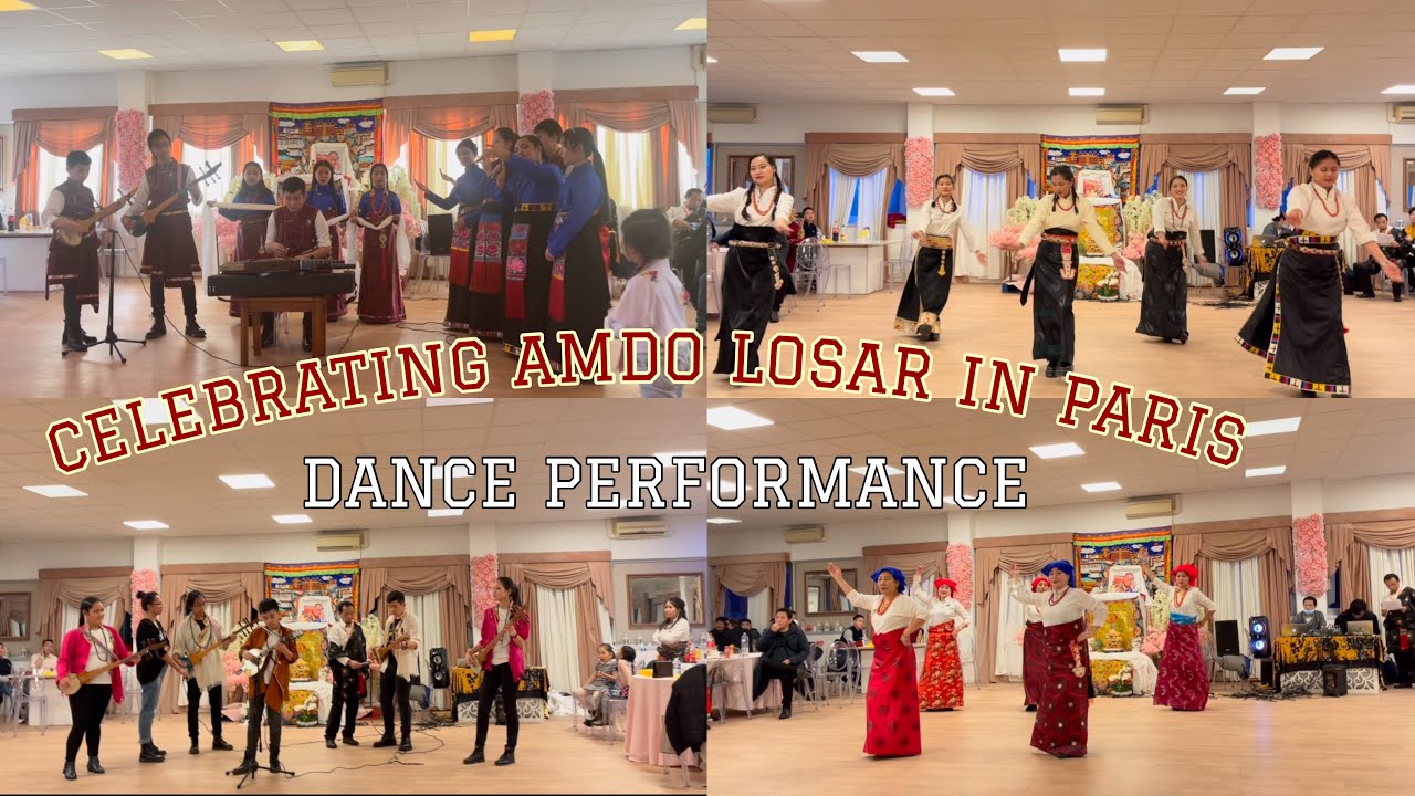 AMDO LOSAR IN PARIS: DANCE PERFORMANCE / TIBETAN VLOGGER