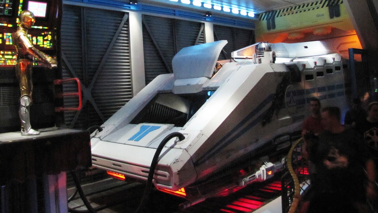 Disney's Star Tours Last Tour to Endor  8/15/2010 - Last Ride of the Night!  Full POV Ride Video