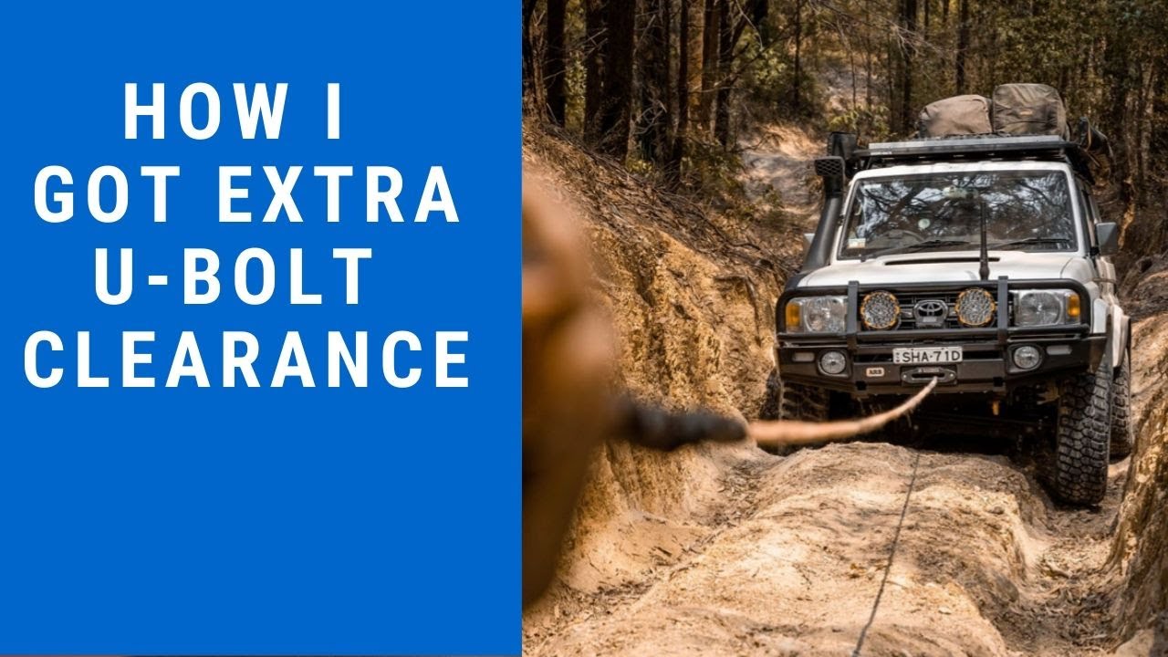 Superior High Clearance U-Bolt plates - Landcruiser 76 - 70 series