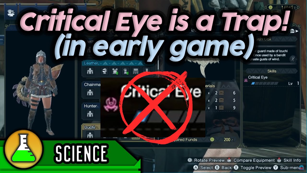 STOP Running Critical Eye (in early game)! - MHRise