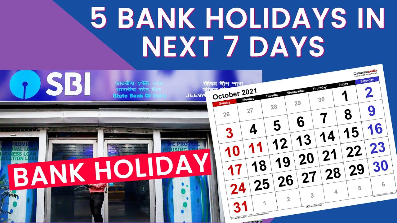 5 Bank Holidays In Next 7 Days As Per RBI Calendar/ Bank Holidays