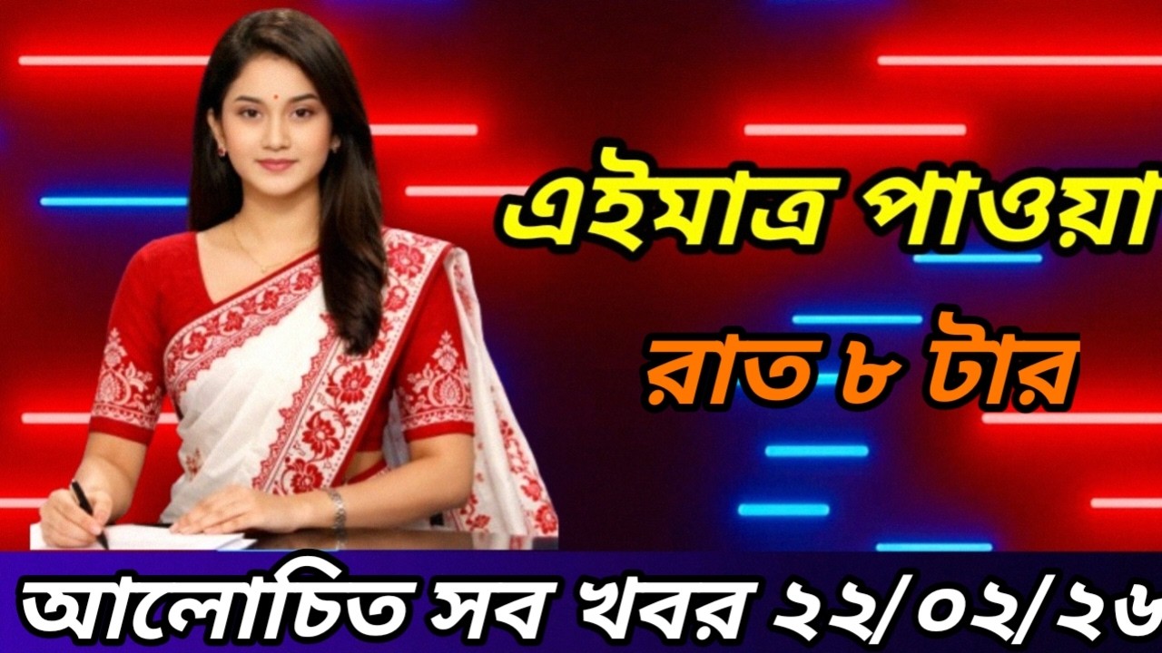 দেশীয়  সকল খবর bangladesh news 22 Feb 8 PM 2026 banglavisionnews somoynews | DeshiyoKhobor24