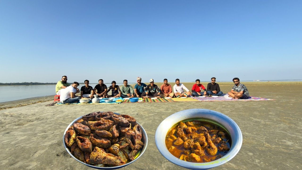 রয়েল ভাইয়ার ঢাকার বন্ধুদের নিয়ে নদীর চরে পিকনিক | Riverside Picnic Vlog | Robin The Storyteller