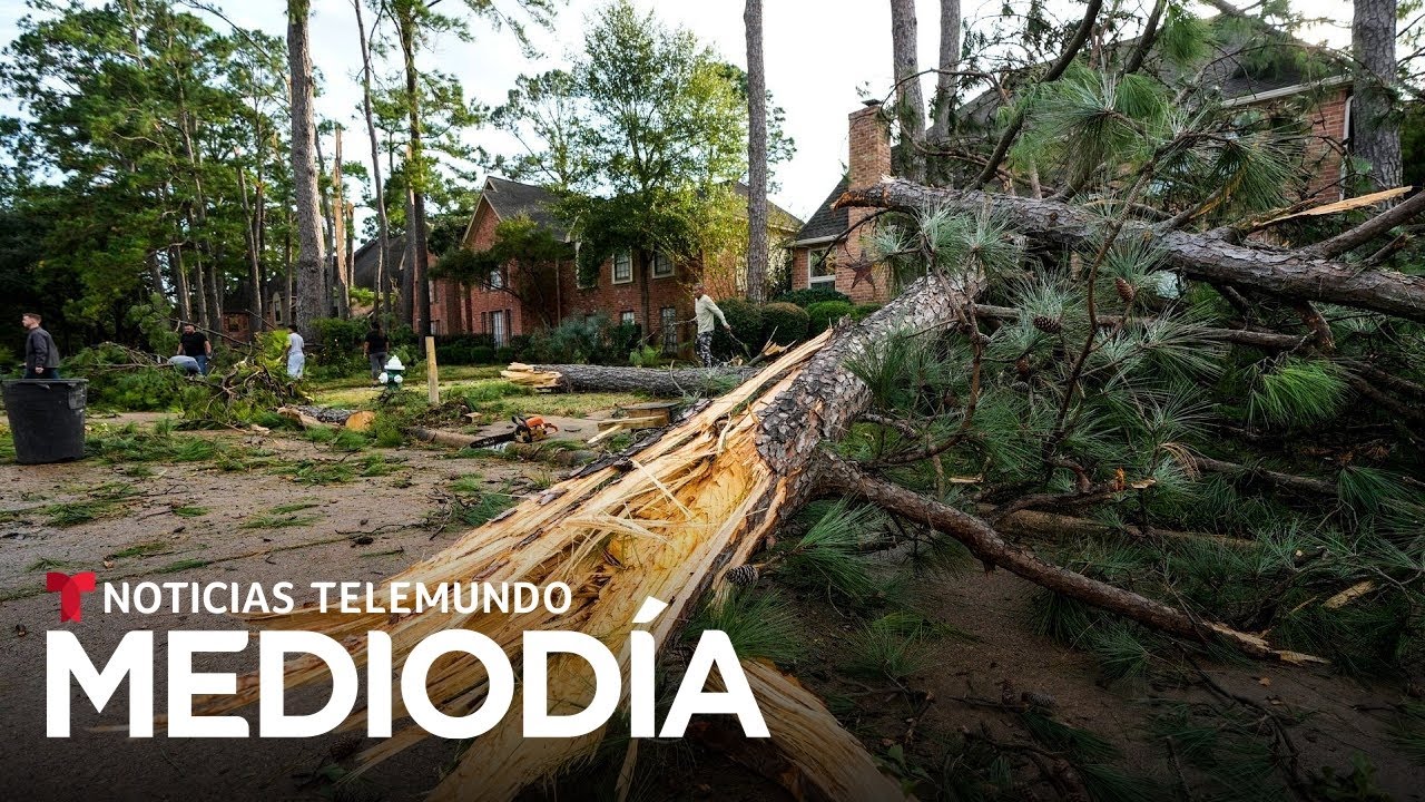 Vea cómo un niño es levantado por las fuertes ráfagas de viento que azotaron a Texas