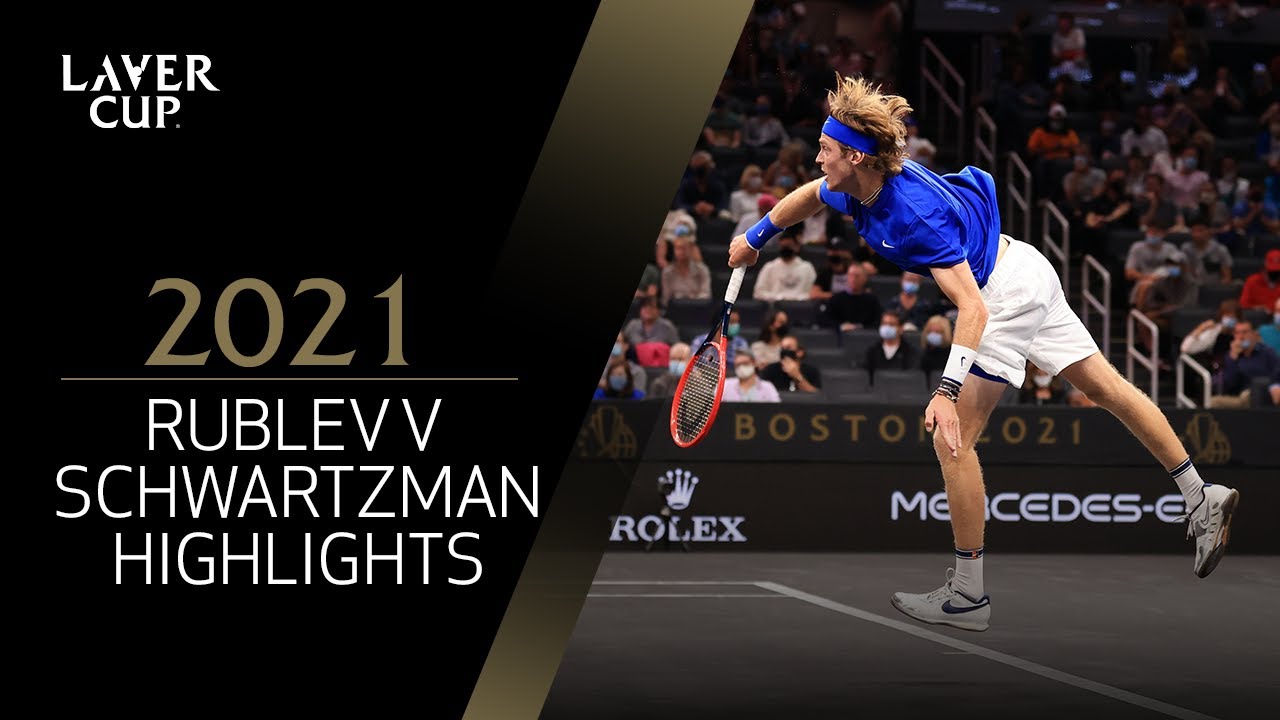 Match 3 Highlights - Rublev v Schwartzman | Laver Cup 2021