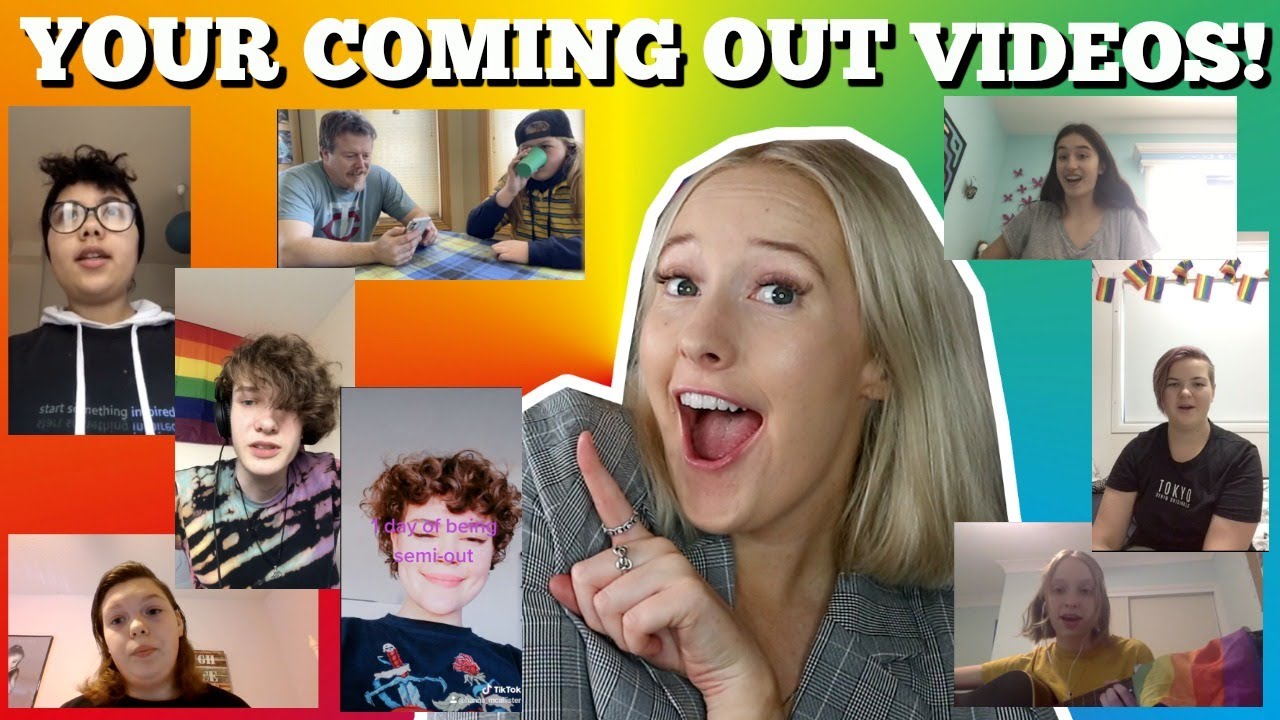 reacting to YOUR coming out VIDEOS