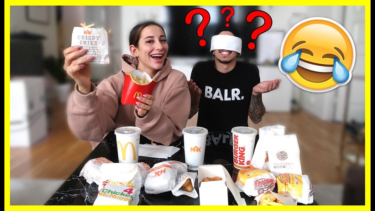 GISSA RÄTT SNABBMATSKEDJA!!! - BLINDFOLD CHALLENGE