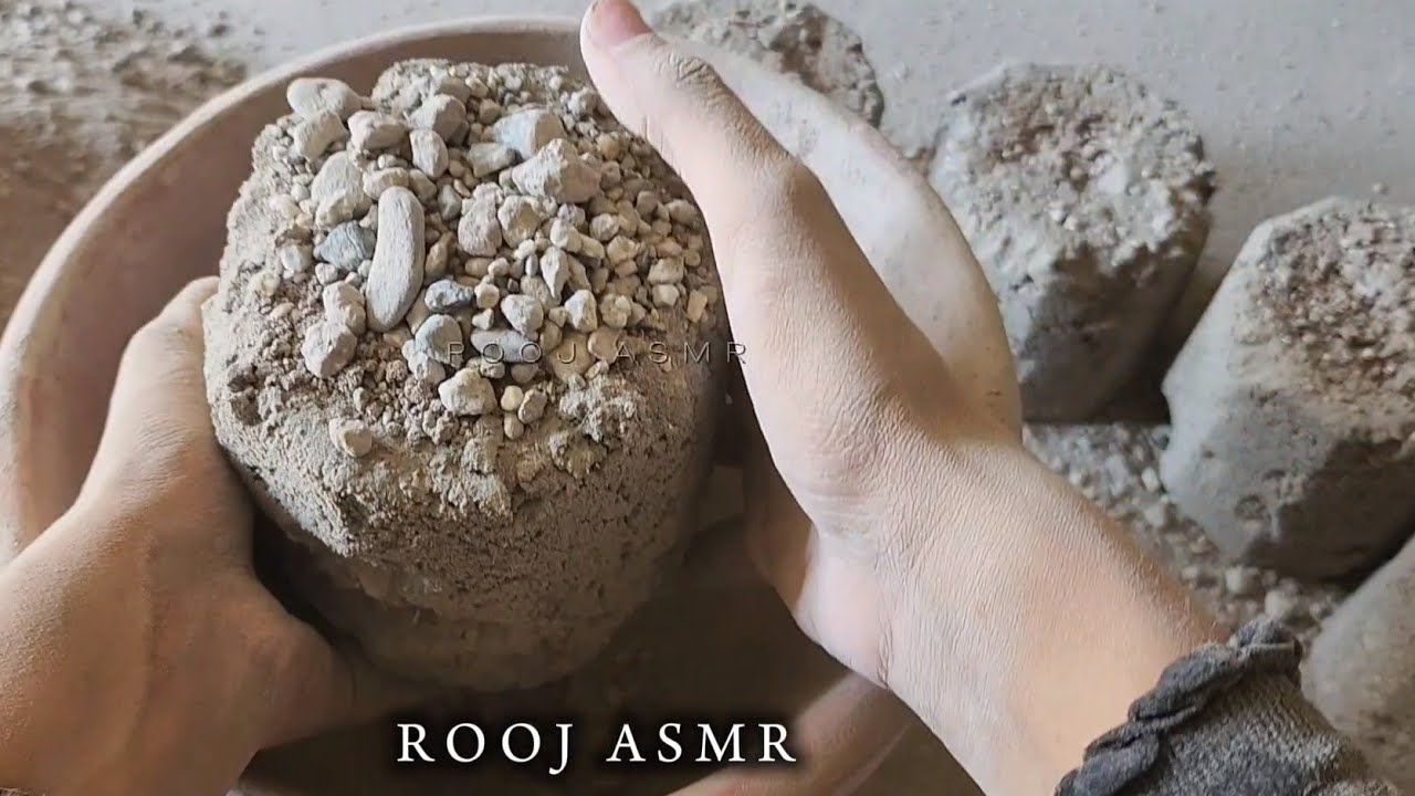 Super Satisfying Crumbling Compilation of Stoney River Sand Texture🩶💨💦Dry+Water Crumbles ASMR
