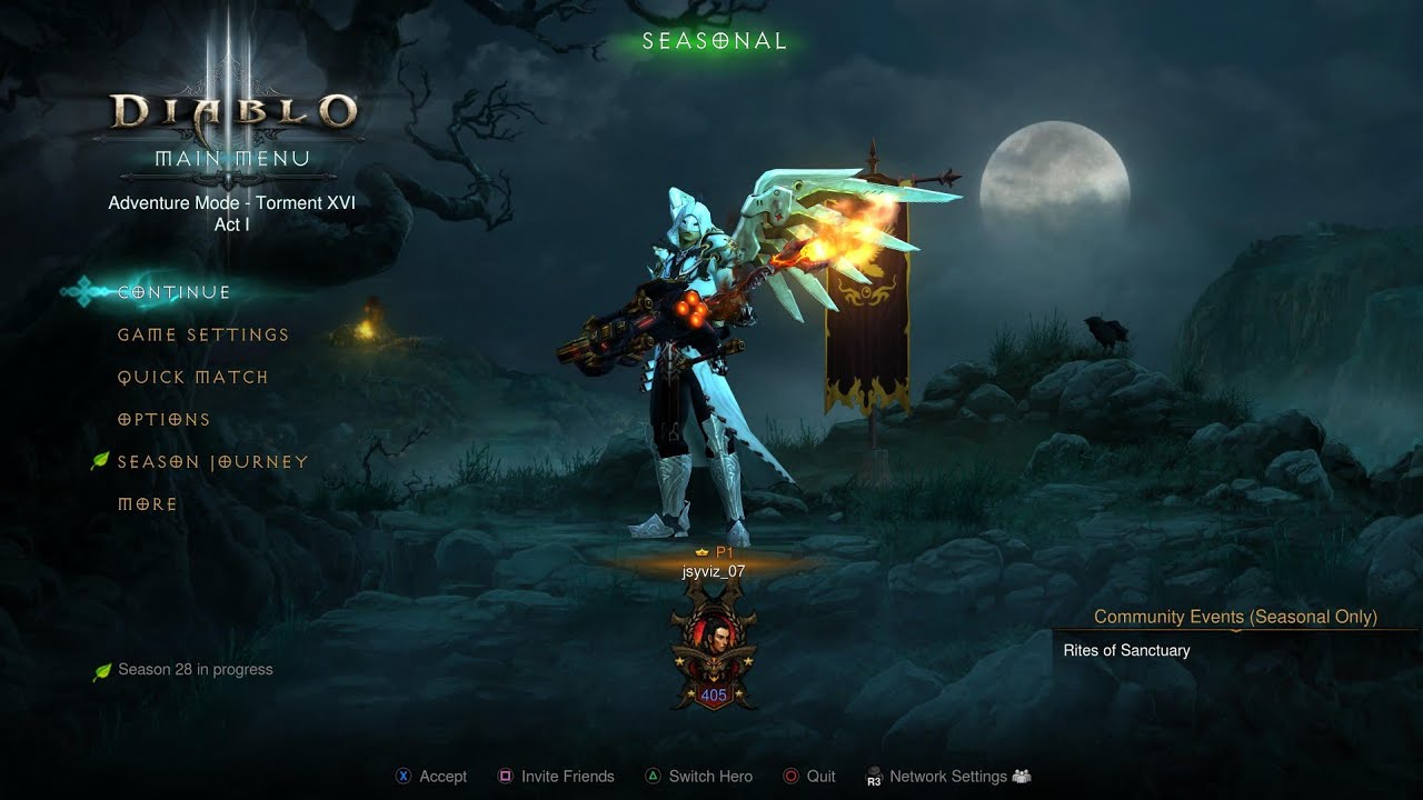 Diablo 3 - Wizard Gameplay GR95  -  Billion/Trillion Crit Damage - Torment 16 Difficulty