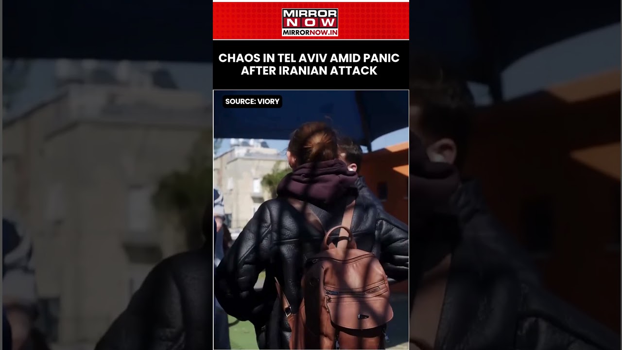 Iran-Israel War: Chaos In Tel Aviv Amid Panic As Residents Scramble For Shelter After Iran Attack
