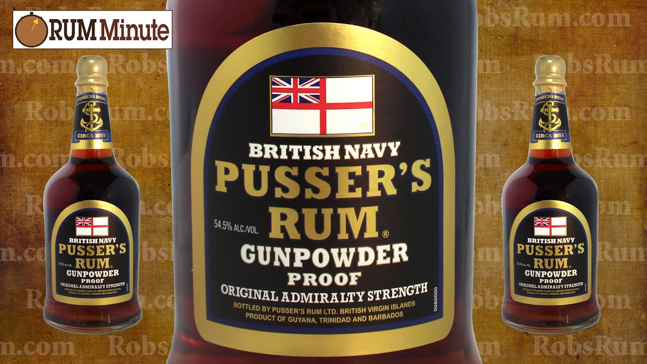 Pussers Gunpowder Proof Navy Rum