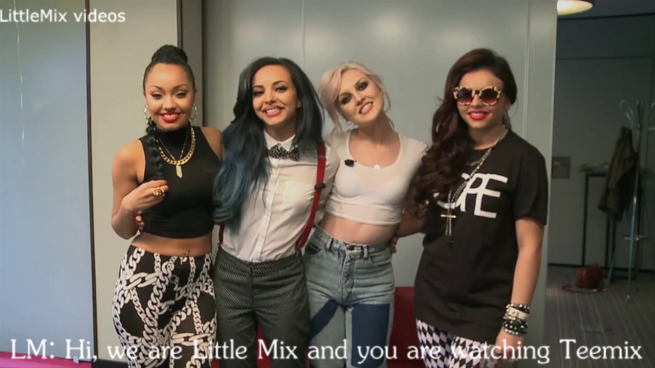 Little Mix speaking French with English subtitles
