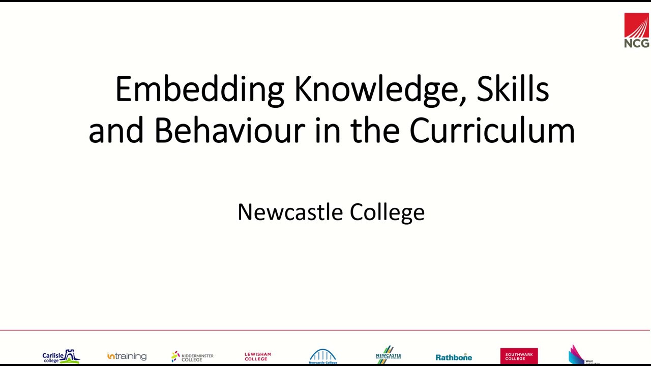 Knowledge, skills and behaviours - Video 2