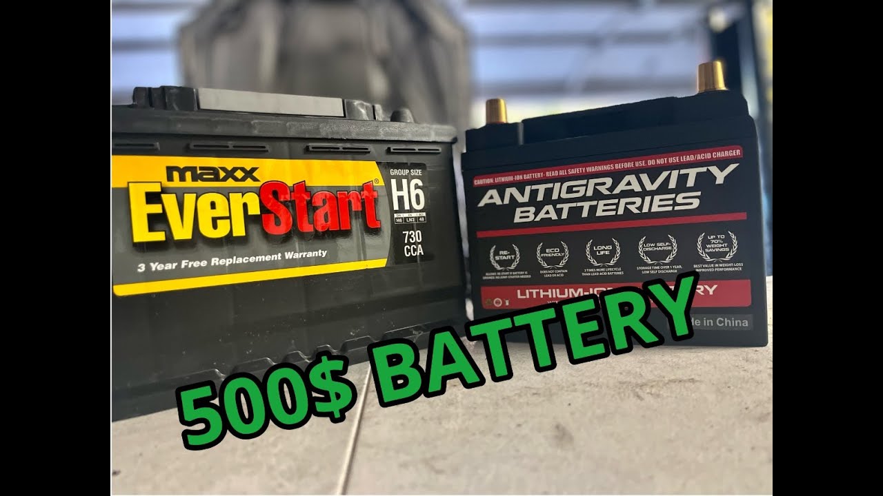 Light  Weight Battery VS Stock (Antigravity)