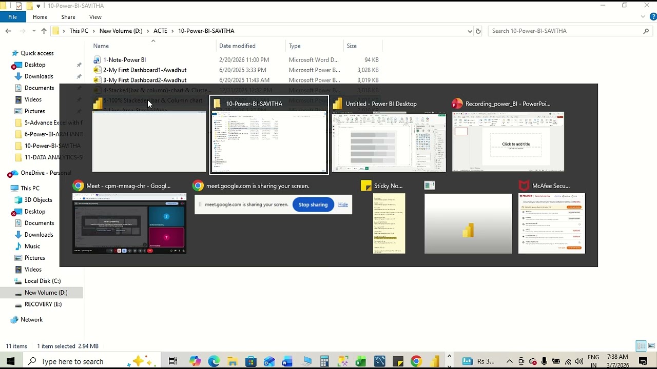 Power BI-class-3-Video