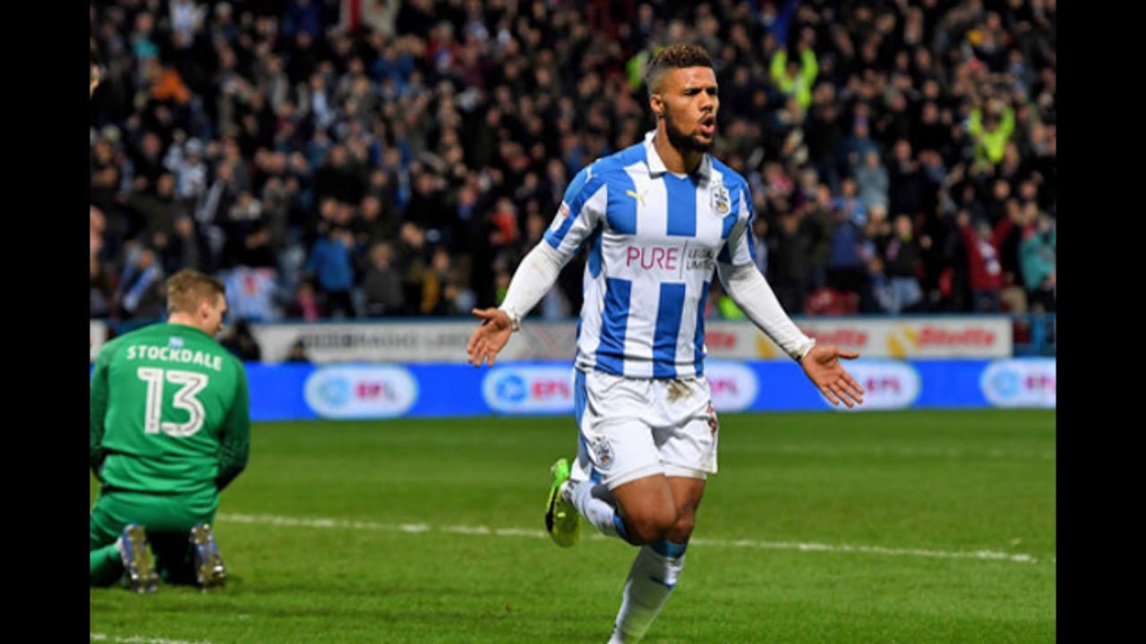 FC Huddersfield. Elias Kachunga/نادي هدرسفيلد. الياس Kachunga