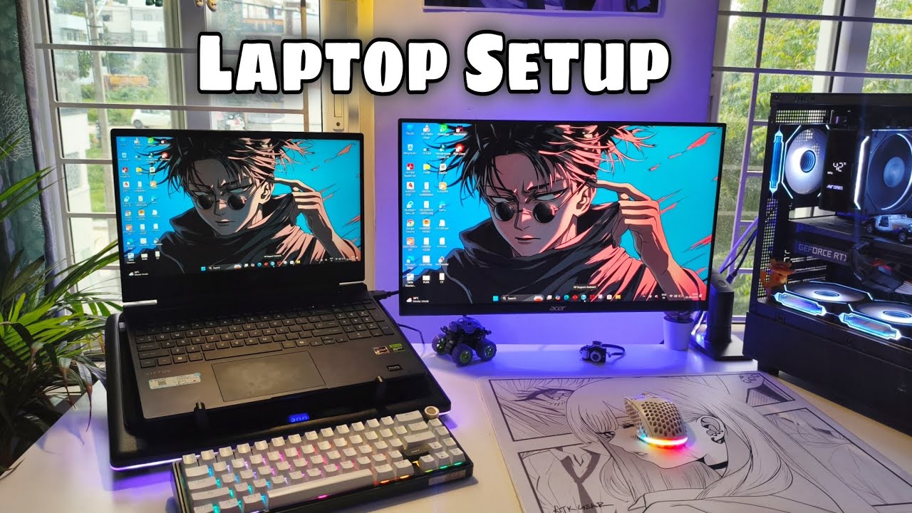 I Built the ULTIMATE Gaming Laptop Setup!