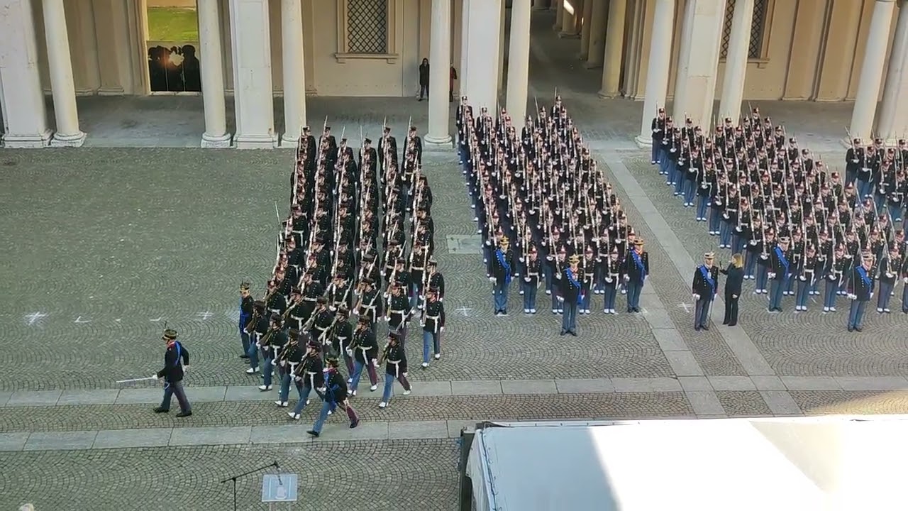 Sfilamento allievi ufficiali 206° corso DIGNITÀ🇮🇹🪖 #esercitoitaliano #giuramento #perte