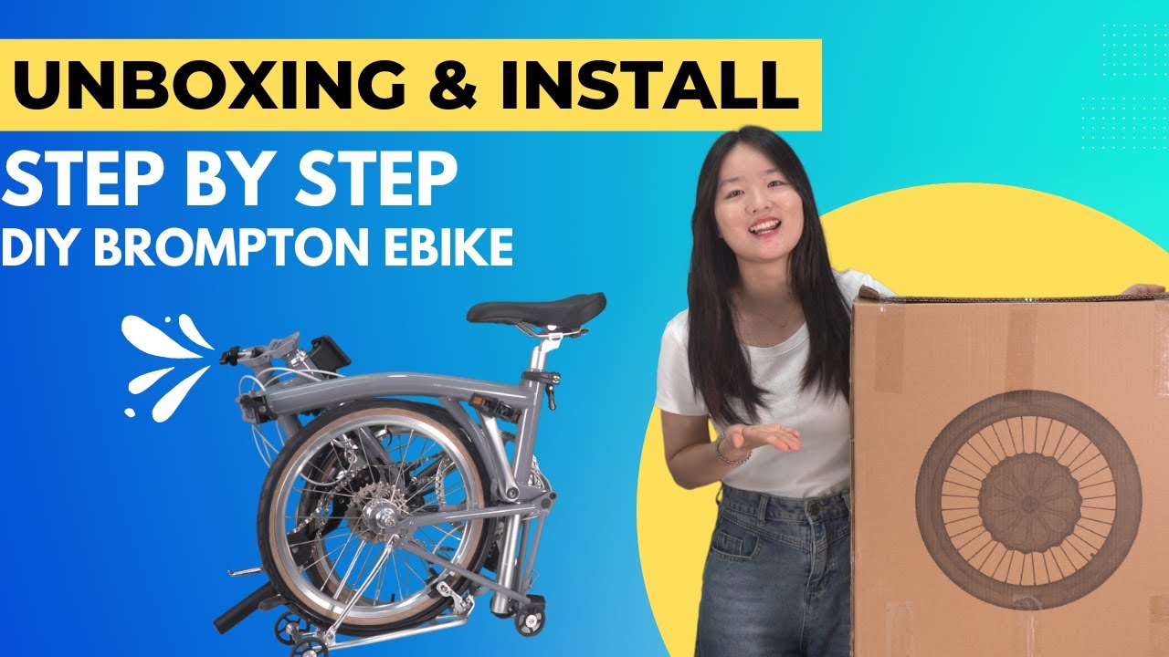 Комплекты для преобразования электровелосипедов Easy Fit LvBu для Brompton