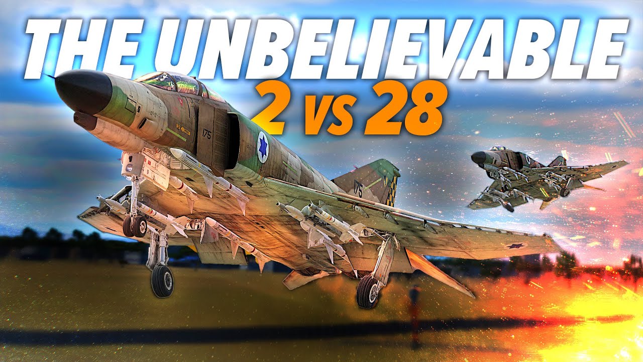 The Crazy Story Of 2 F-4 Phantoms Against 28 Enemy MiGS | DCS World