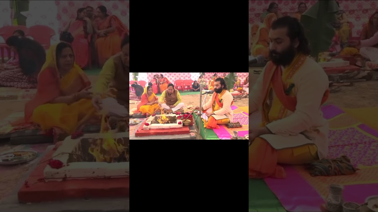 Vaishnavs of Shergarhparticipatedin theDivine PurushottamYagna on 11th January inShergarh,Rajasthan.