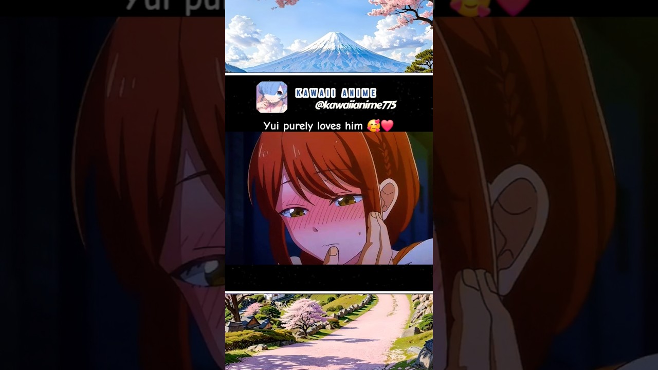 Yui loves him ❤️ #anime #animeedit #shorts