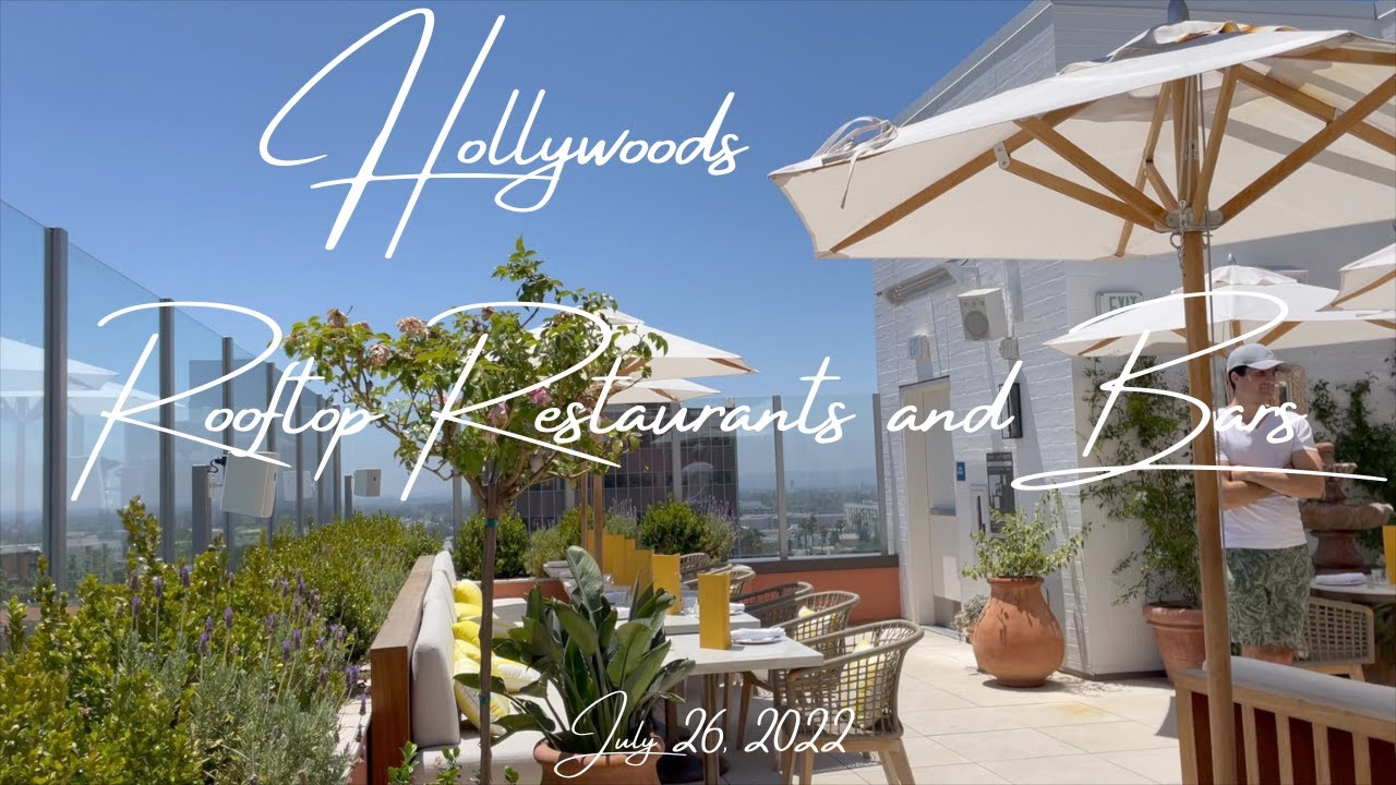 HOLLYWOOD FARMERS MARKET - PART 2  Walking tour of Hollywoods Rooftop Restaurants and bars