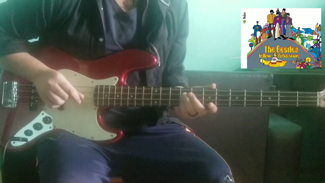 Only a northern song The beatles Bass cover