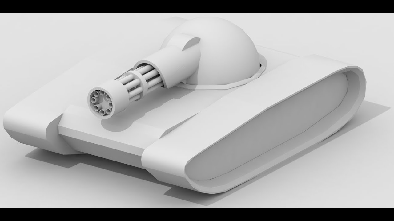Tank weapons test (maya)