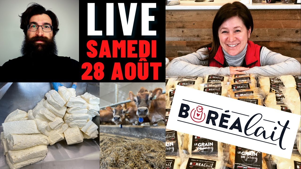 FRED EN DIRECT avec un invit&eacute; producteur de lait et de fromage : Bor&eacute;alait !